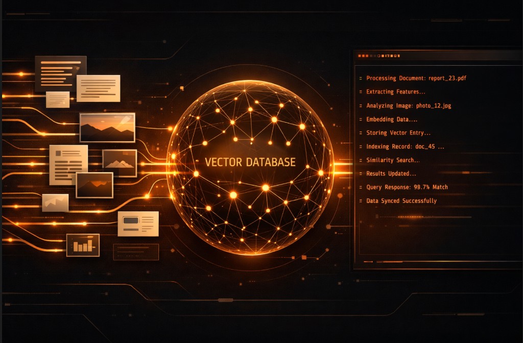MRAG: multimodal data flowing into a vector database